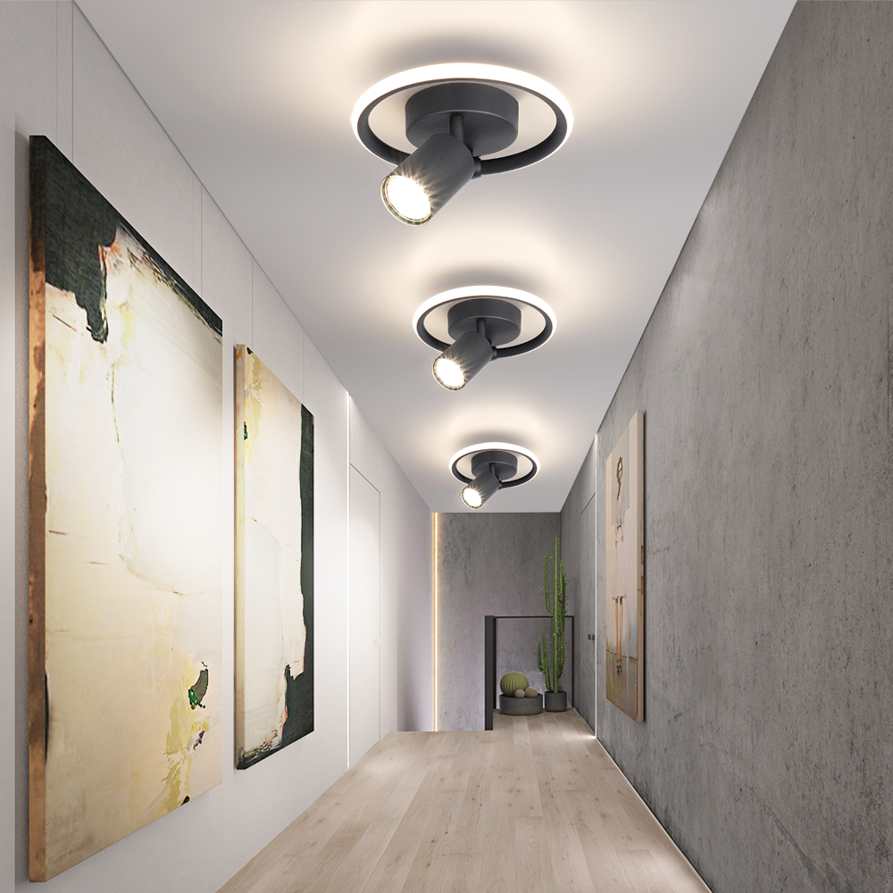 New style hallway lamp modern simple entrance porch ceiling light Decoration Indoor Aisle lamp with spotlight