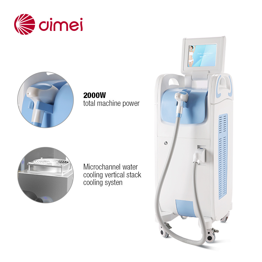 755 1064 808nm Diode Bikini Private Hair Removal Machine Diolaze Spa Salon Use Equipment