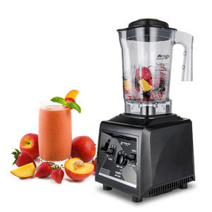 2023 New design High power heavy duty quiet commercial silent blender with sound proof smoothie maker with cover