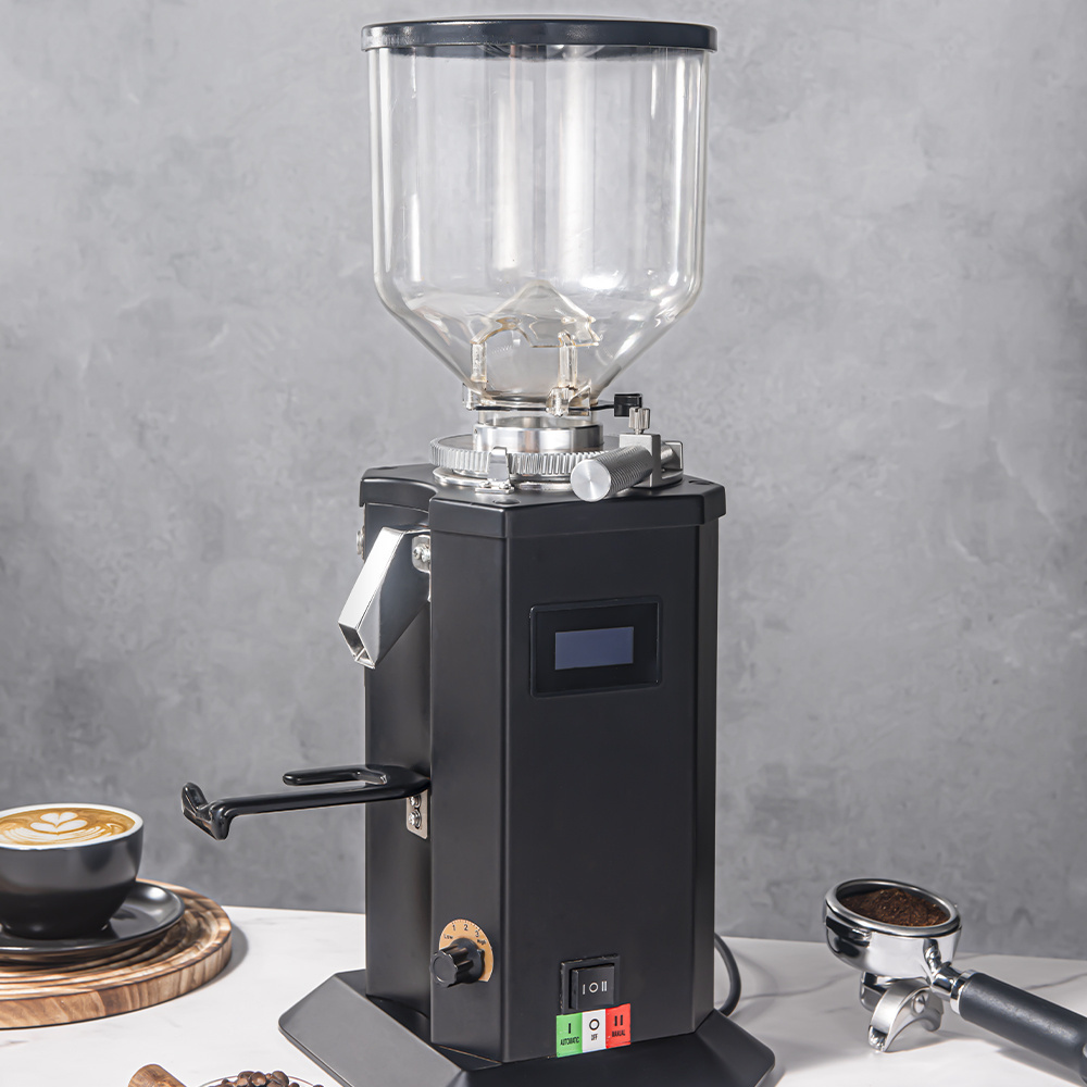 Hot Selling Coffee equipment 98mm automatic commercial coffee grinder professional electric stainless steel burr Coffee grinder