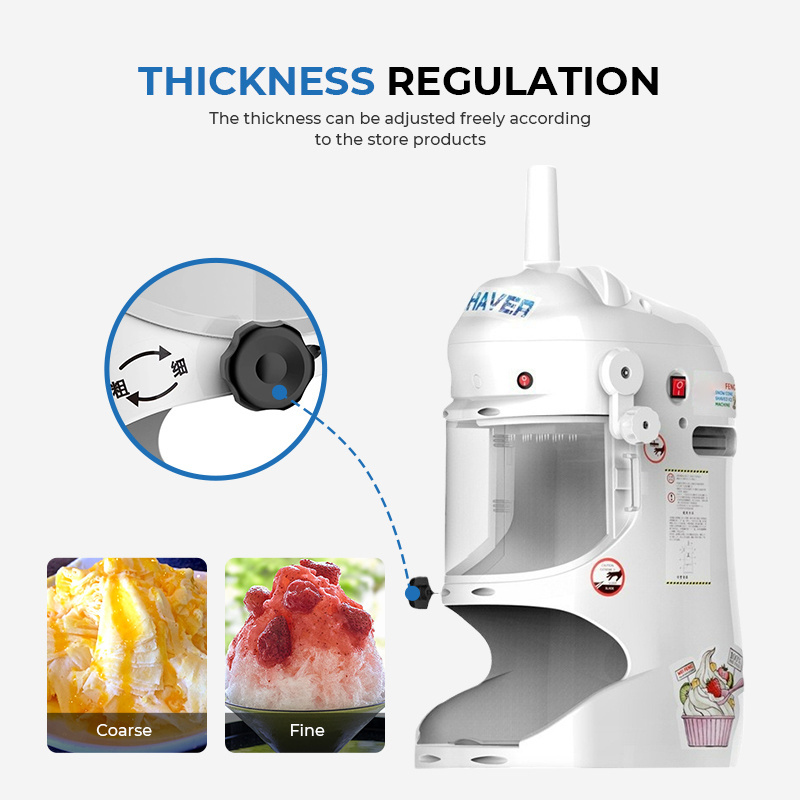 Commercial Milk Snow Flakes Ice Cream Shaver Maker Machine Snowflake Ice Shaved Making Machine Korean Kakigori Bingsu Machine