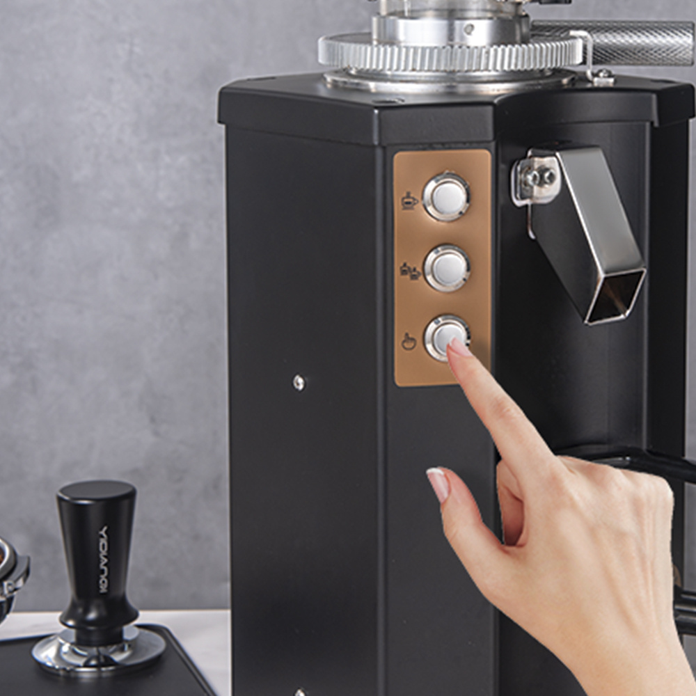 Hot Selling Coffee equipment 98mm automatic commercial coffee grinder professional electric stainless steel burr Coffee grinder