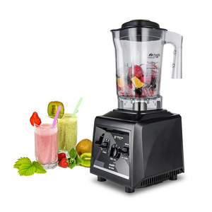 Commercial Blender with Sound Cover Professional High Speed Smoothie Blender/commercial Smoothie Machine Electric Plastic Ce Red