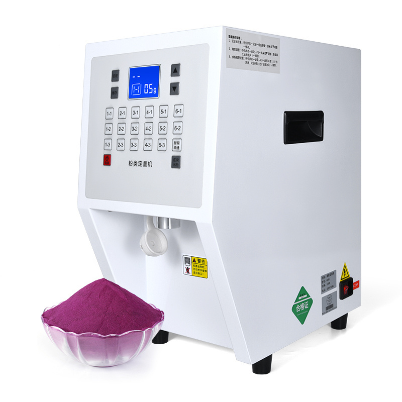 Automatic Matcha Coffee Sugar Powder Fructose Quantizer Milk Tea Powder Dispenser Machine