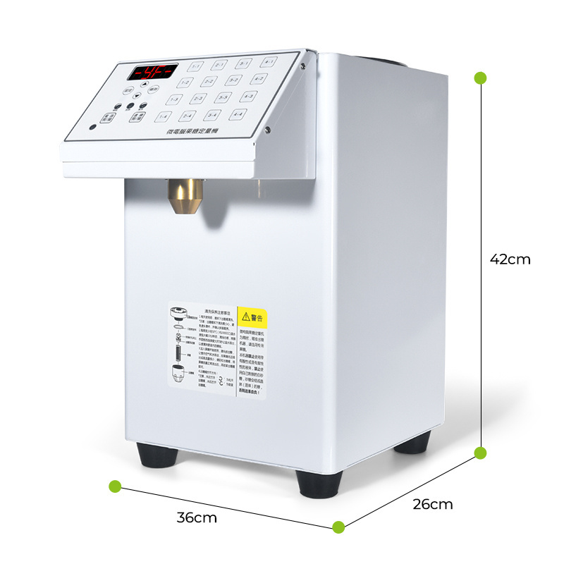 commercial Bubble Tea Syrup Fill Machine Sugar Dispenser fructose ration Quantitative Automatic Frustose Dispenser