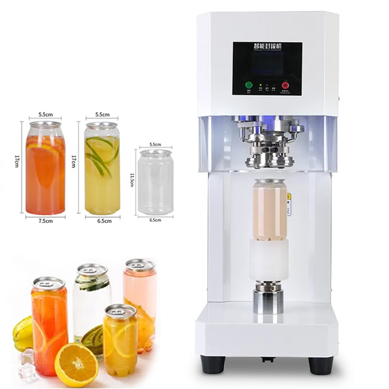 Wholesale Automatic Can Pet Bottle Sealing Machine Custom Canning Sealing Machine Manual Tin Can Sealer boba cup sealing machine