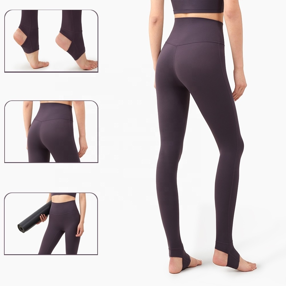 Wholesale Custom Gym Stirrup Leggings New Design Ladies Dropship Yoga Pants High Waist Comfort Women Fitness Trouser