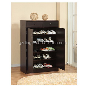 wooden shoe cabinet corner cabinet with storage shelf style shoe rack Europe design(DX-8617)