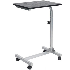 Overbed Table Medical Adjustable Portable Notebook Desk Sofa Side Table for Studying Reading Breakfast Table