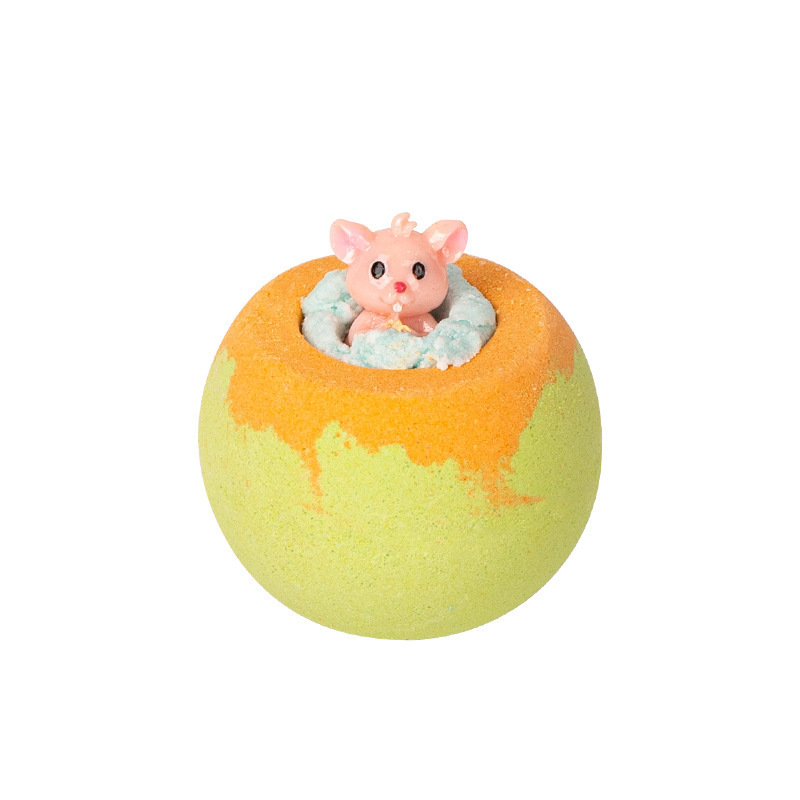 Natural and Safe Bath Bombs Gift Set for Girls & Boys Bath Bombs for Kids with Surprise Animals Toys Multicolored Bath Ball