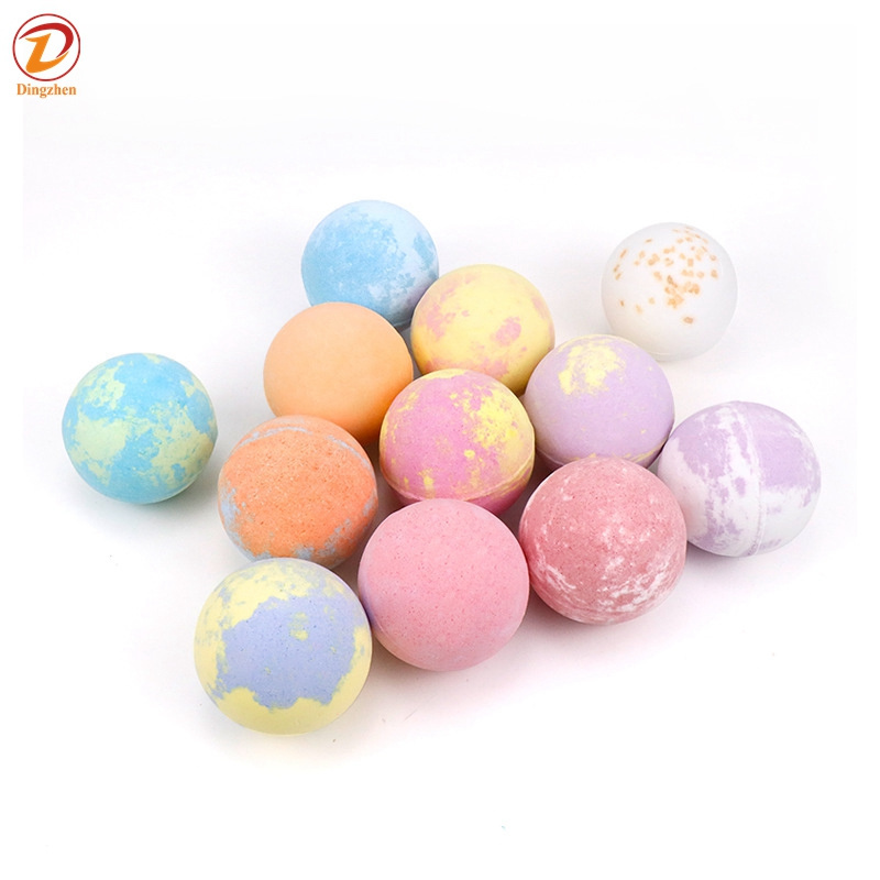 Wholesale Large Size Natural Bath Bombs With Fizzes Vegan Essential Oils Scented Organic Bath Salt Bubble Bomb For Women Men Kid