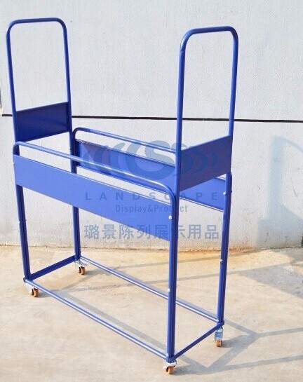 Customized tyre display rack / metal wheel display rack tyres shelves