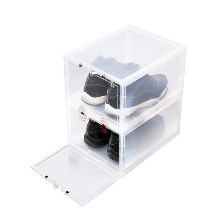 Custom made acrylic sneaker shoes display box display case