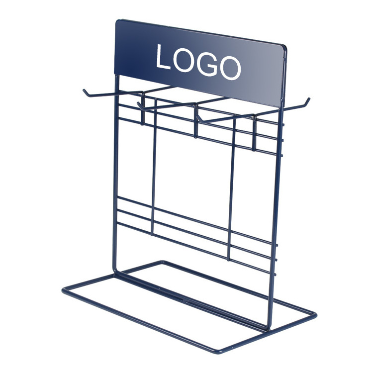 Customizable Store Display Stand For Socks / Double Sides Wall Hanging Sock Display Rack / Two Sides Floor Metal Display Factory