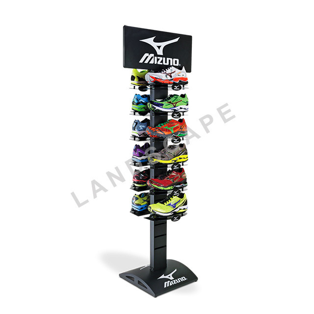 Shoe Store Sneakers Shoes Display Rack / Double Sides Display Stand for Sneakers / Metal Shoe Display