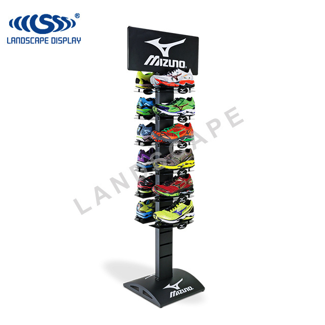 Shoe Store Sneakers Shoes Display Rack / Double Sides Display Stand for Sneakers / Metal Shoe Display