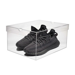 Custom made acrylic sneaker shoes display box display case