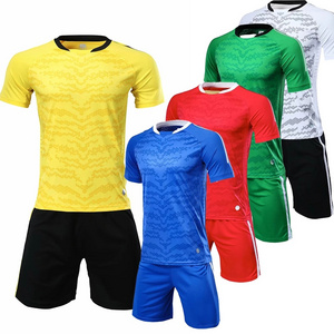 Soccer polo shirts yellow blue football jerseys set breathable men soccer clothes football training jersey suit