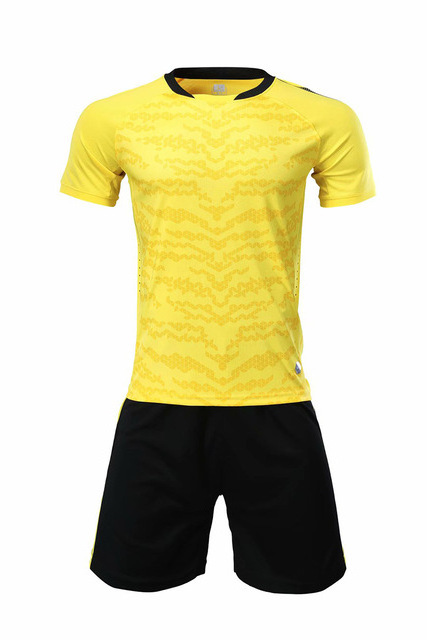 Soccer polo shirts yellow blue football jerseys set breathable men soccer clothes football training jersey suit