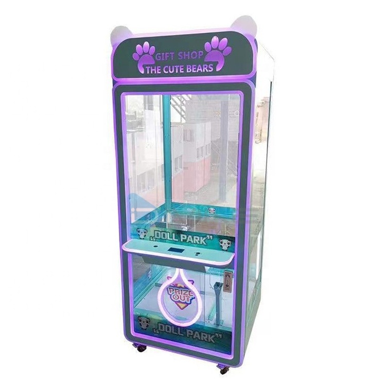 Coin Operated Plush Toy Catcher Prize Vending Machine Arcade Game  Claw Crane Machine