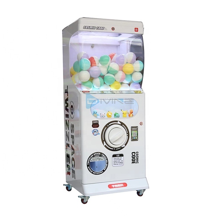 Indoor Arcade Shopping Mall Coin Operated Machine Prize Game 100-120 MM Gashpon Vending Machine