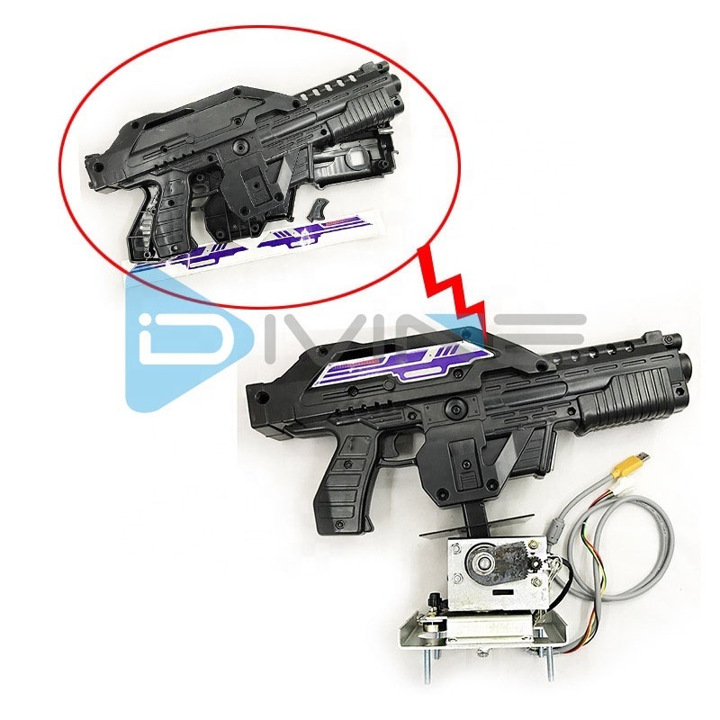 High quality gun for aliens extermination simulator shooting game machine spare part converting aliens video arcade game machine