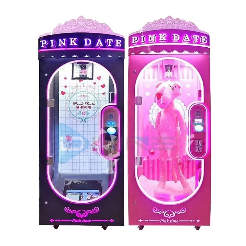 Coin Operated Arcade Game Machines Pink Date Cut Prize Toys  Vending Machine Prize Gift Machine