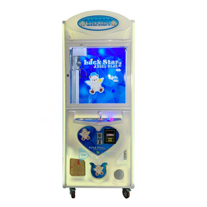 Coin Operated Prize Doll Gift Crane Game Machine Lucky Star 2 Arcade Stacker Game Toy Crane Claw Vending Machine for Sale