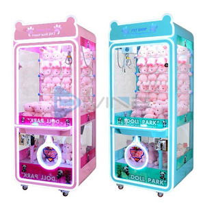 Coin Operated Plush Toy Catcher Prize Vending Machine Arcade Game  Claw Crane Machine