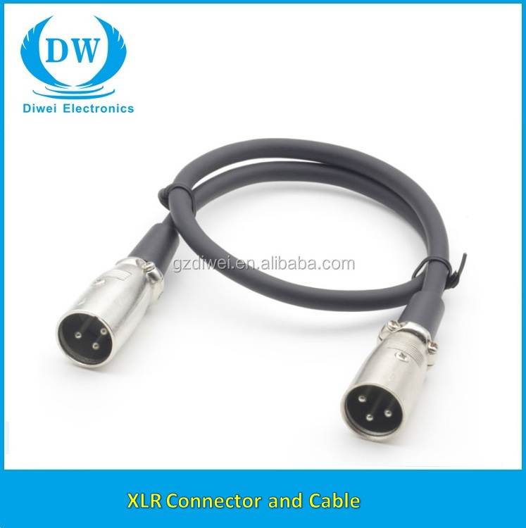 Microphone Lead / Mic Cable / XLR Patch Lead Balanced Male to speaker cable