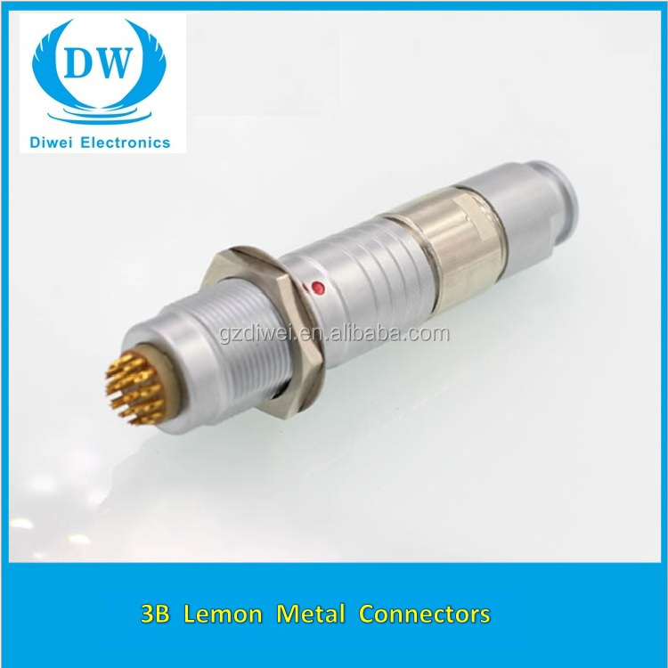 OEM  0B 1B 2B 3B 4B 2 3 4 5 6 716 18 19 26 30 40 pin FGG small connector metal circular Push-Pull connectors