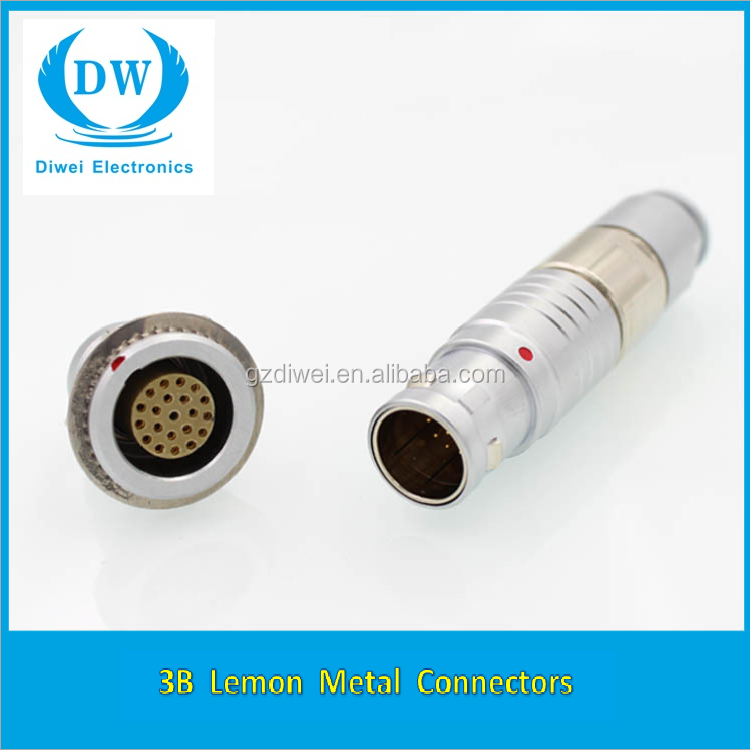 OEM  0B 1B 2B 3B 4B 2 3 4 5 6 716 18 19 26 30 40 pin FGG small connector metal circular Push-Pull connectors