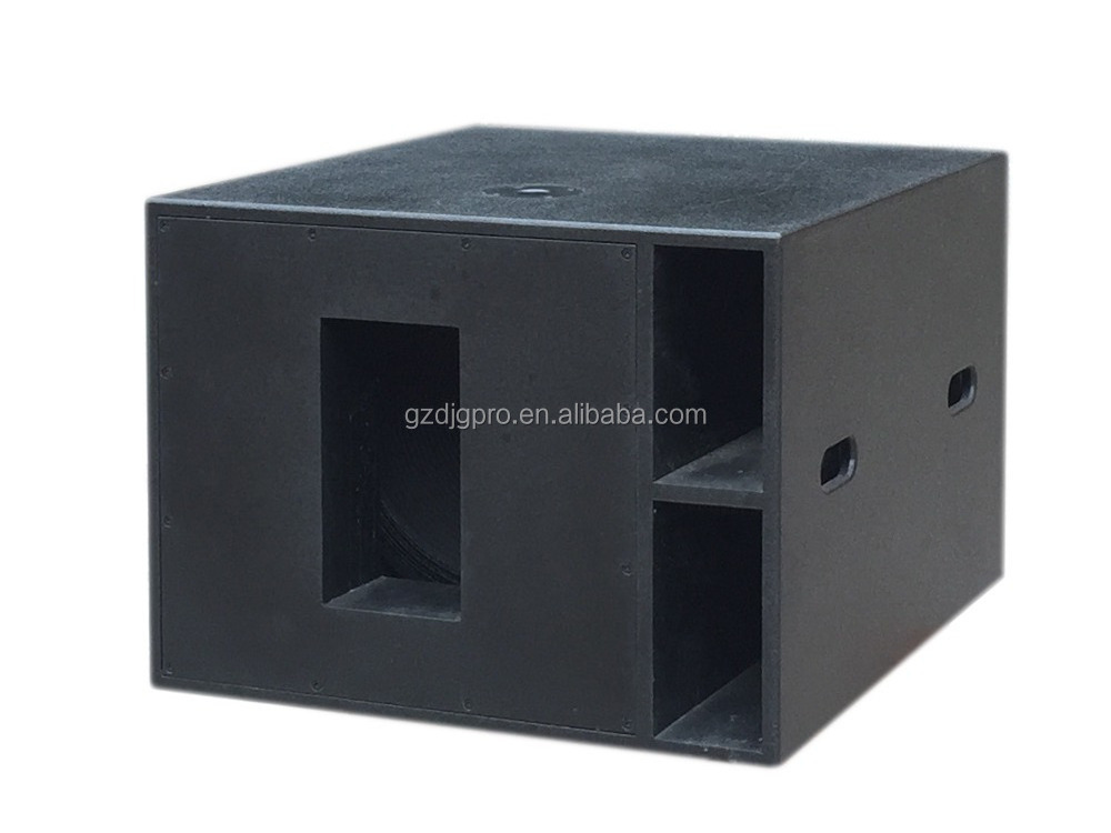 18 inch subwoofer empty subwoofer box speaker R18B box with 130 db high spl