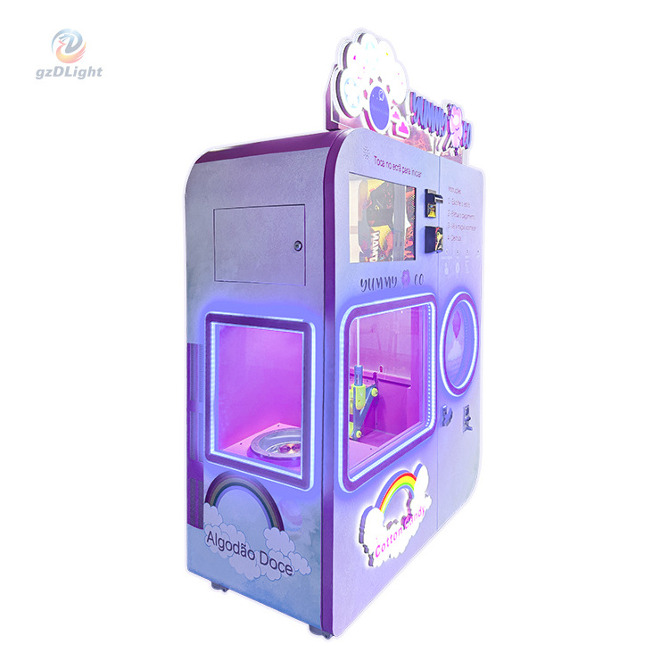 Vending machine Big Capacity Automatic Cotton Candy Machine For Kids