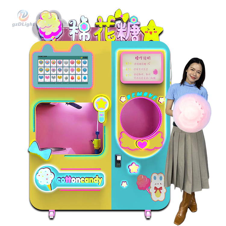 Factory Direct Ce Certification Cotton Candy Machine High Quality Vending Machine