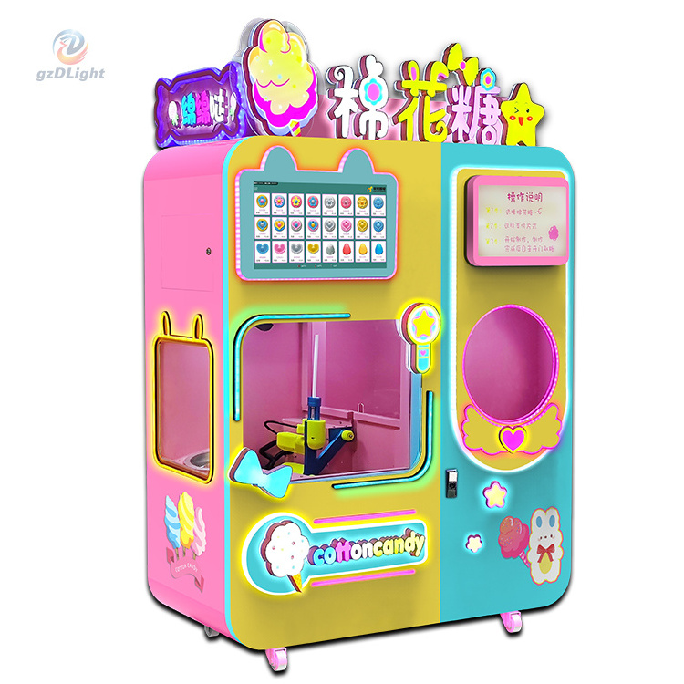 Factory Direct Ce Certification Cotton Candy Machine High Quality Vending Machine