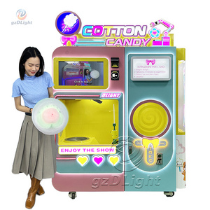 Automatic Cotton Candy Vending Machine Candy Floss Machine For Kids