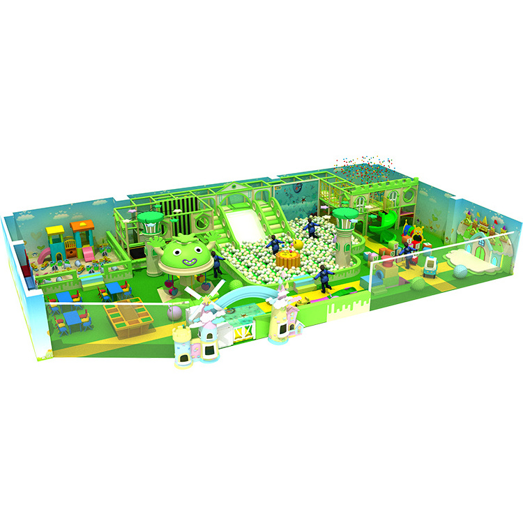 Jungle Theme Soft Play Equipment Indoor Playground For Sale