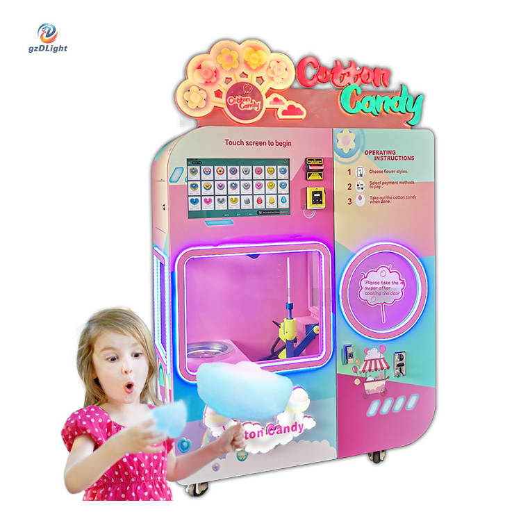 fairy floss machine cotton candy automatic cotton candy machine