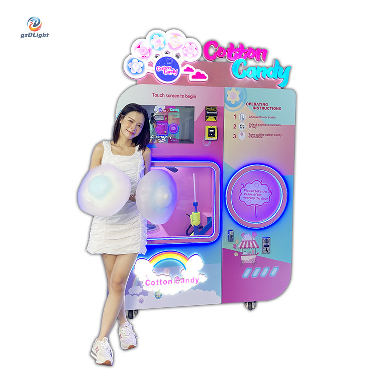 fairy floss machine cotton candy automatic cotton candy machine