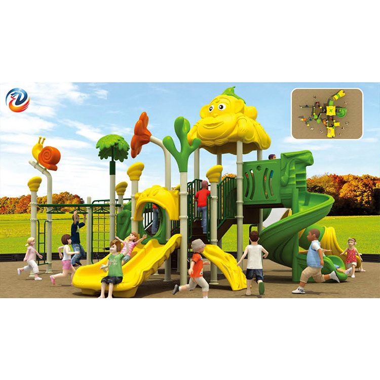 2022 NEW Arrivals Cheap Price Wooden  Outdoor Playground Swing Set With Plastic Slide