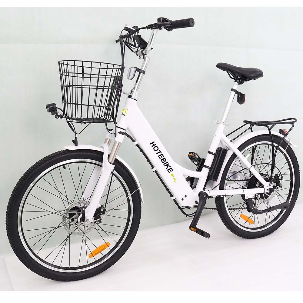 Eu warehouse electric bike with basket electric dirt bikes for adults 2 seats 250w 350w 500w fast speed 30km/h ebike