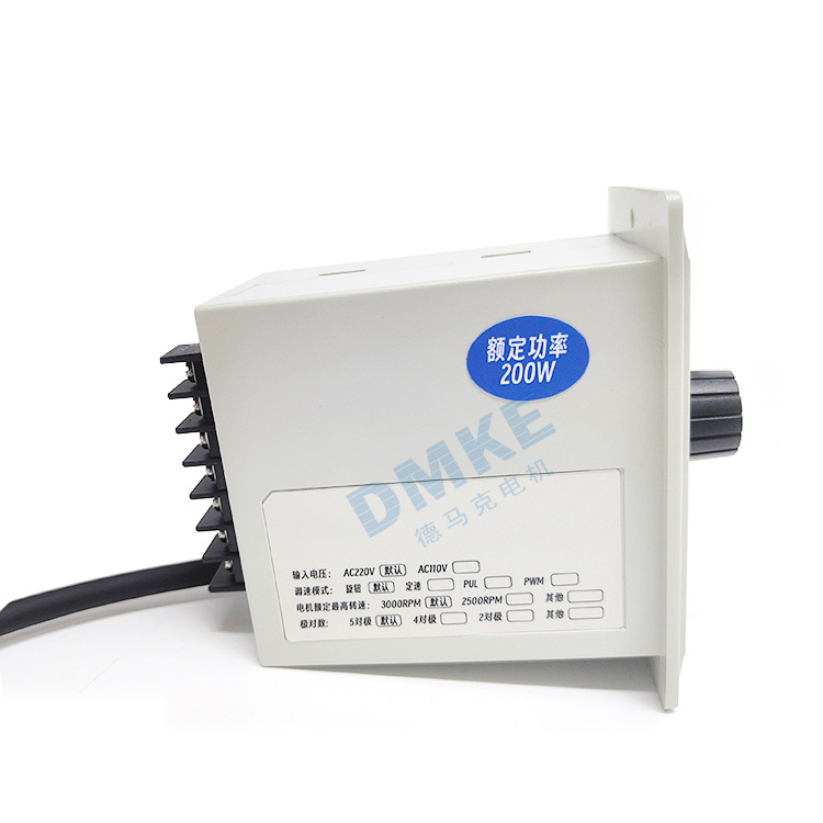 Dc 12V 24V 36V 48V 60W 90W 100W 120W 150W 180W 200W Pwm Brushless Dc Motor 220V Ac Variable Frequency Inverter Speed Control