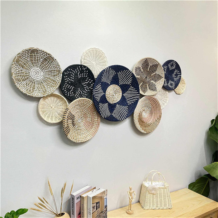 Romantic Bedroom Wall Decorations Woven Coastal Decor Large Boho Plant Hanger Macrame Hangings Knitted Adjustable Boys Room