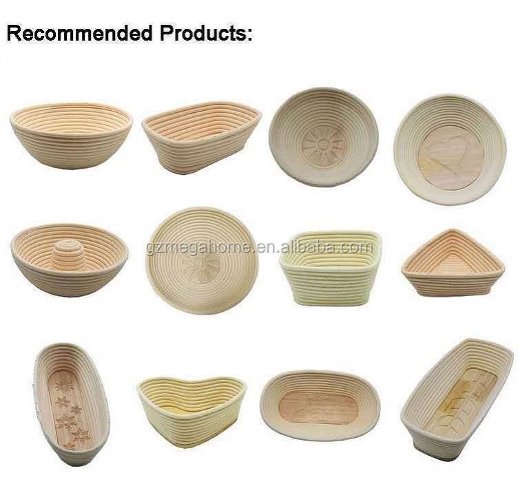 Yeast Dough Bowls Baking Ruler For Danish Scraper Banneton 11Cm Cooking Gifts Skinny Brotform Bread Proofing Baskets 9In Round