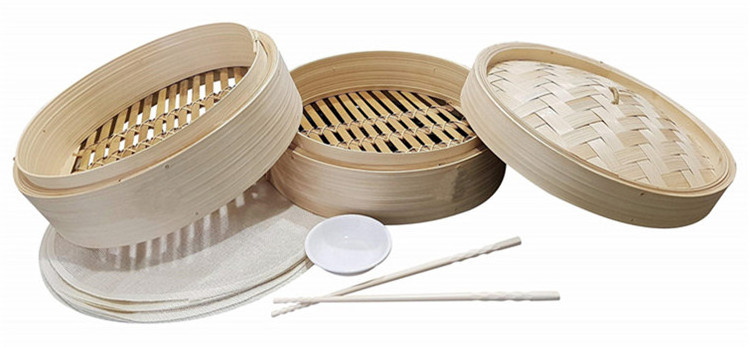 Stainless Steel Dim Sum Basket Steamers For Kitchen Home Usage Bamboo Steamer Cooking Fish In A Bowl Seafood Electric Steamer.