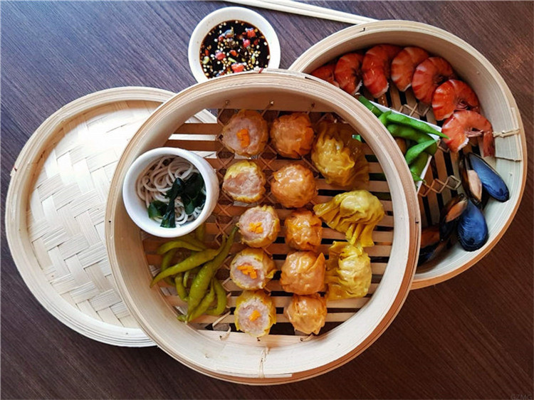 Stainless Steel Dim Sum Basket Steamers For Kitchen Home Usage Bamboo Steamer Cooking Fish In A Bowl Seafood Electric Steamer.