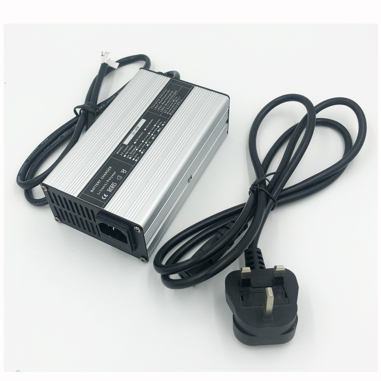 e rickshaw battery charger 36v 4A 42v 10s li ion battery charger for electric bike/wheel