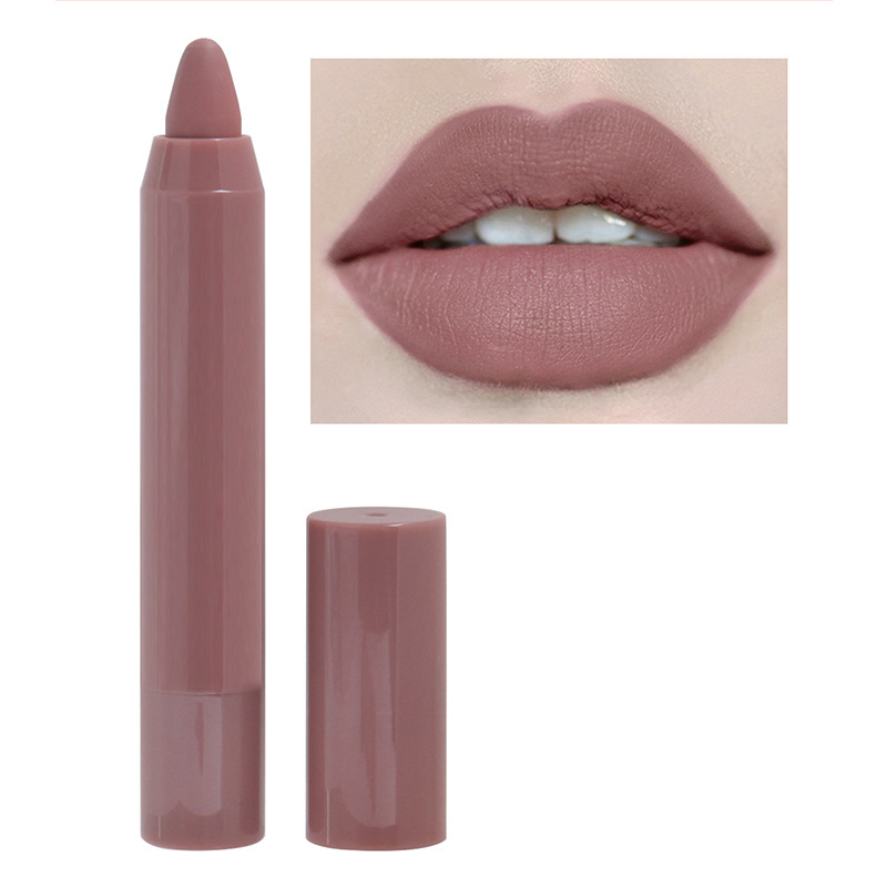 Matte Base Waterproof Lipstick Pen Matte Vegan Lipstick Long Lasting Lapiz Labial