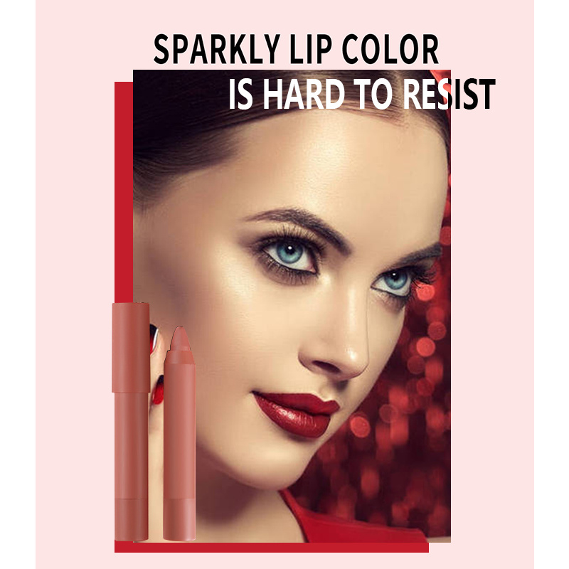 Matte Base Waterproof Lipstick Pen Matte Vegan Lipstick Long Lasting Lapiz Labial